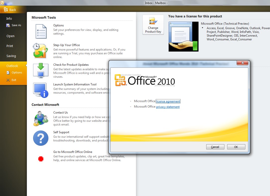 what is the key code for microsoft office 2010